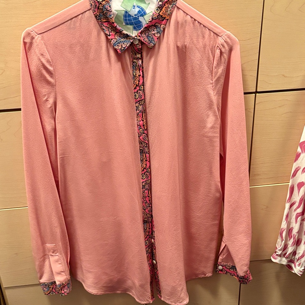 Thomas Pink Pink Floral Button Down Shirt